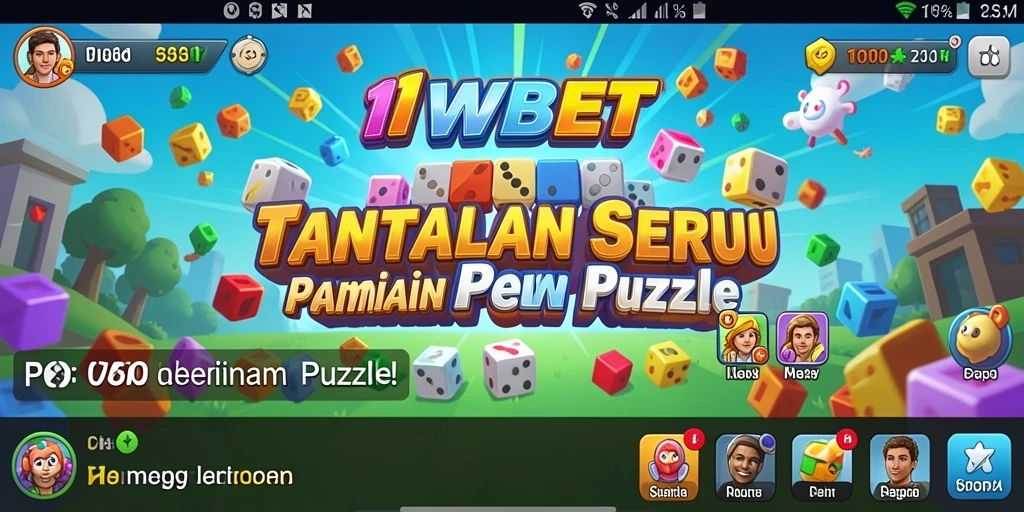 Screenshot 11WBET menampilkan gameplay Puzzle yang menantang.