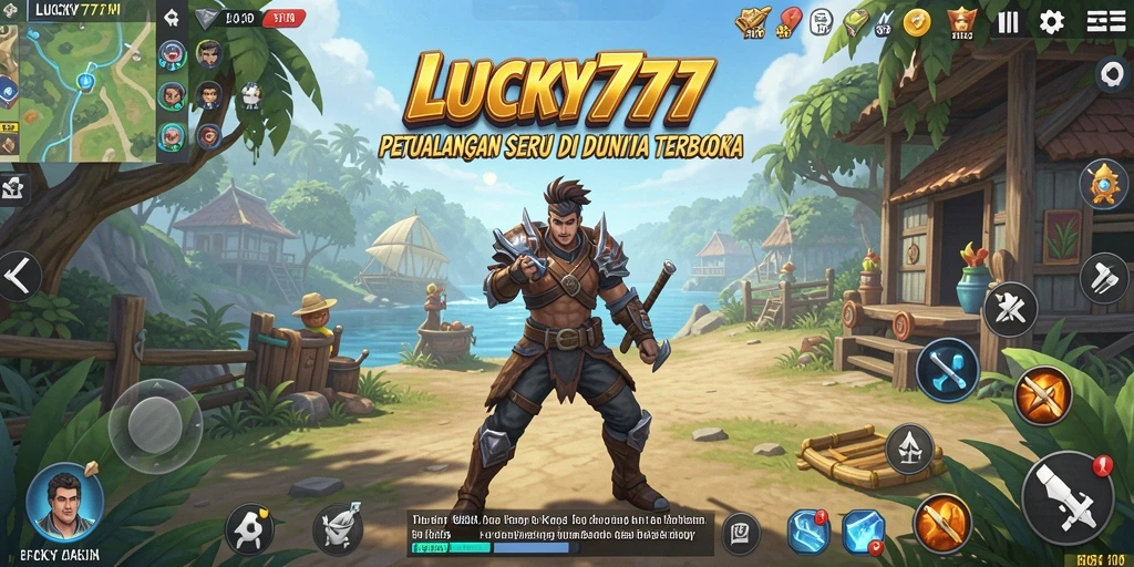 Tampilan gameplay Open World yang menakjubkan dari LUCKY777.