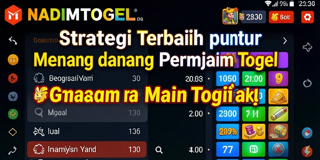 Gameplay strategis NADIMTOGEL yang menegangkan dan menarik.