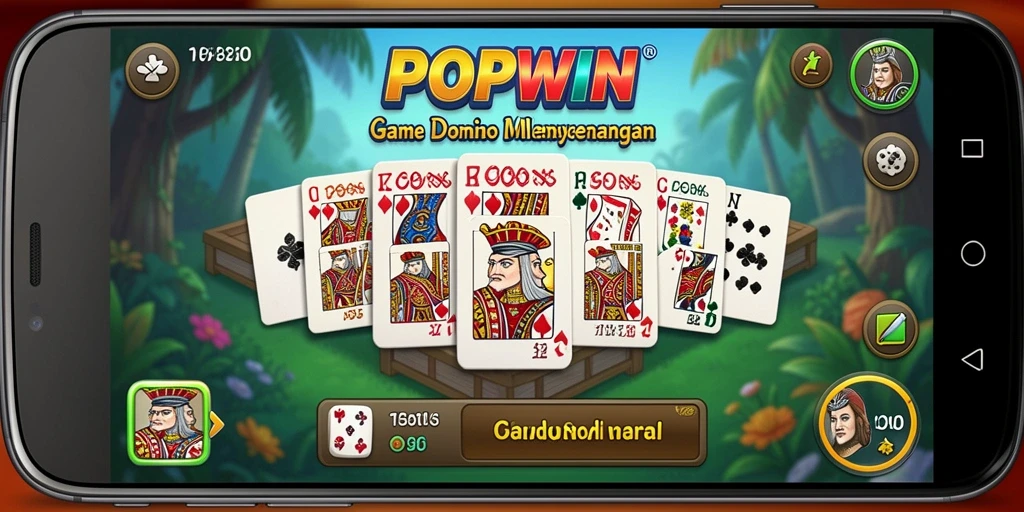 Tangkapan layar gameplay Domino di POPWIN yang menarik.