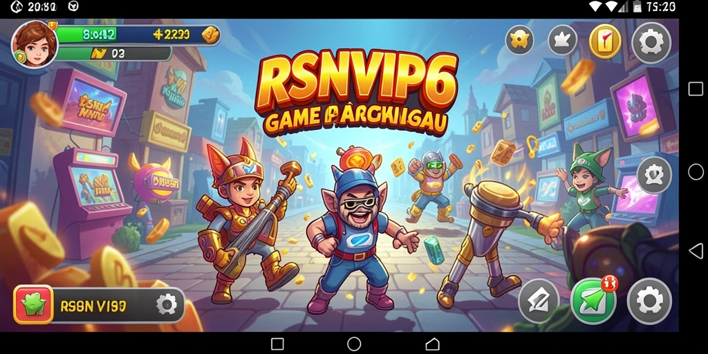Tampilan gameplay seru dari RSNVIP6 yang mengasyikkan.
