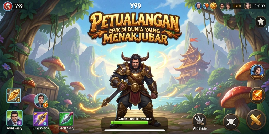 Tampilan gameplay Y89 yang menarik dan mendebarkan dalam dunia petualangan.